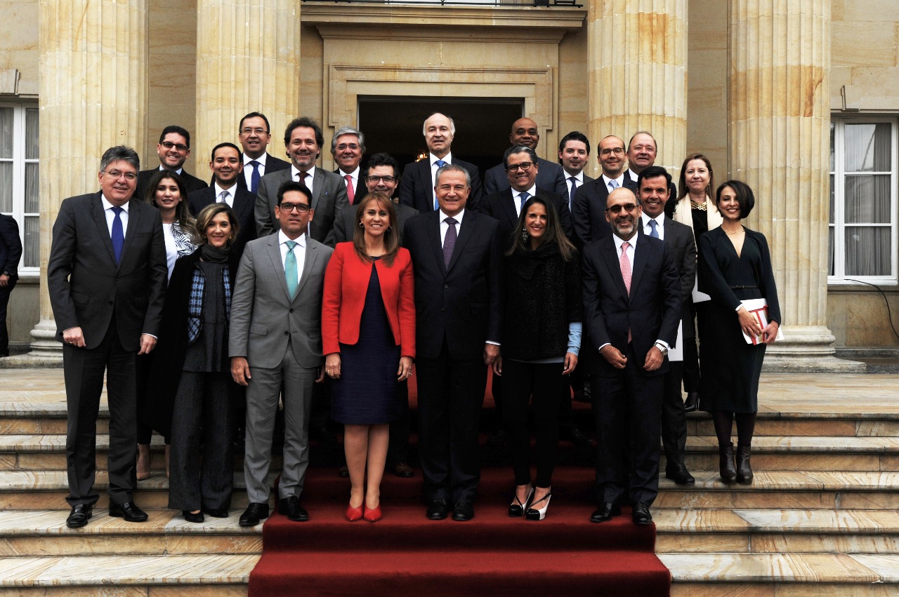 Gabinete ministerial del Presidente Santos asistió a la Instalación del Período Constitucional del Congreso 2018-2022