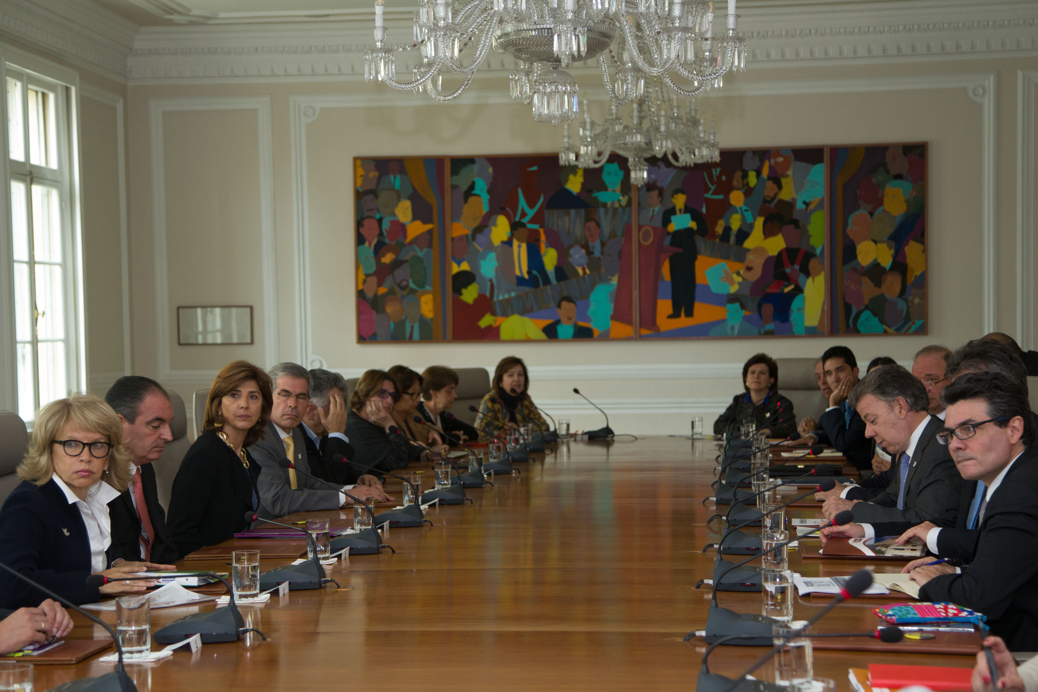 Alt Canciller María Ángela Holguín participó en el Consejo de Ministros liderado por el Presidente Juan Manuel Santos