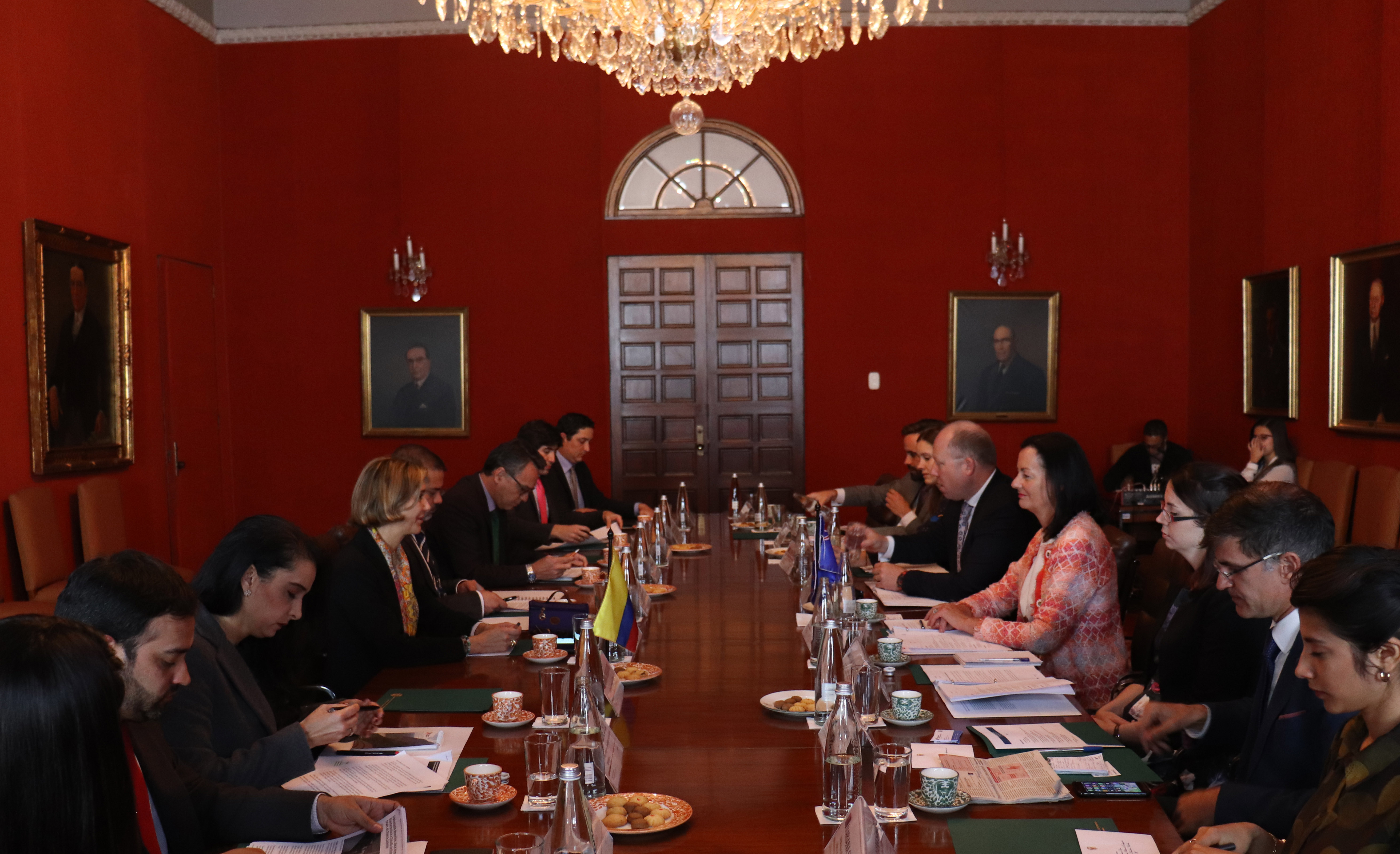 Colombia y Nueva Zelanda desarrollaron reunión de Consultas Políticas en el Palacio de San Carlos