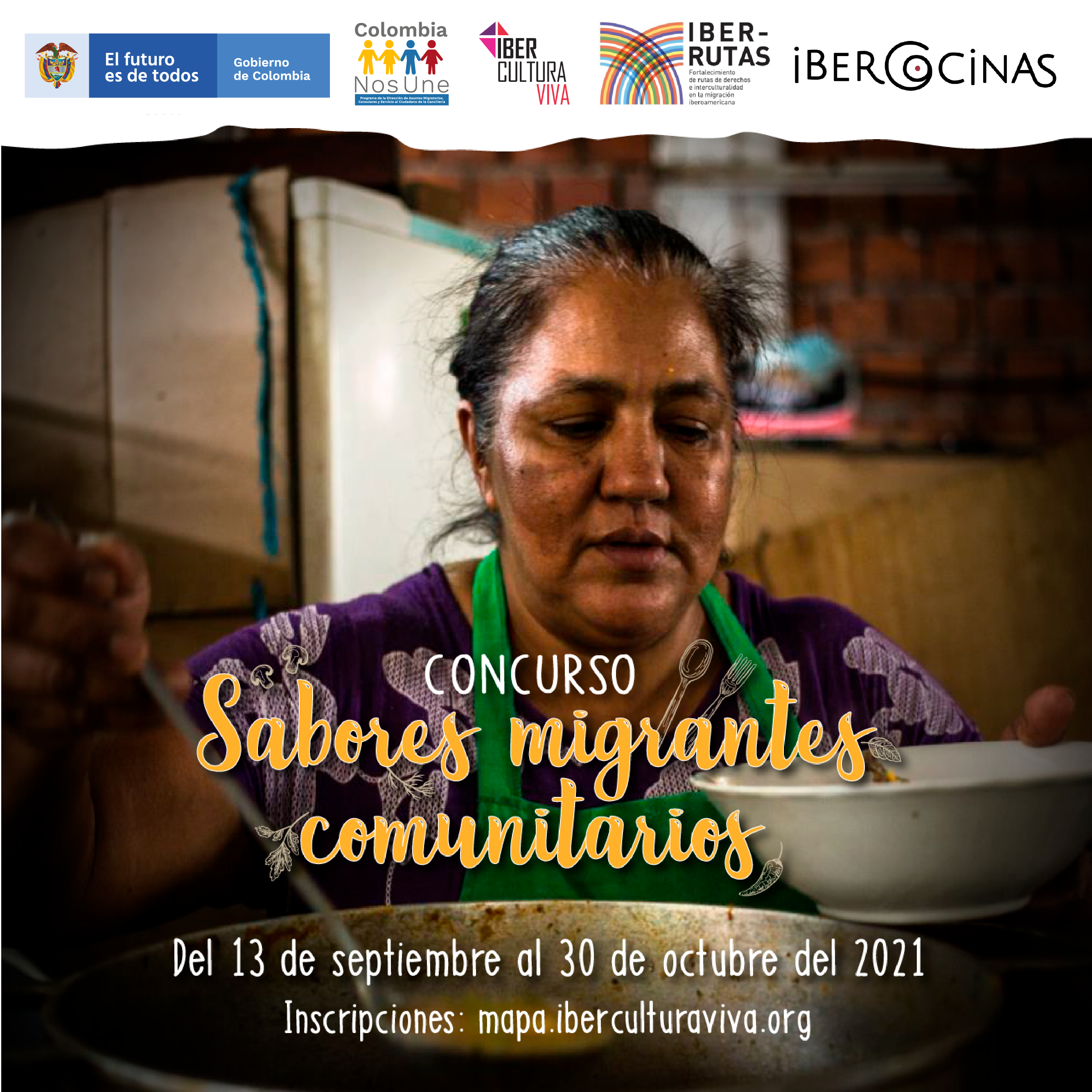 Concurso Sabores Migrantes Comunitarios de IberCultura Viva, Iber-Rutas e IberCocinas