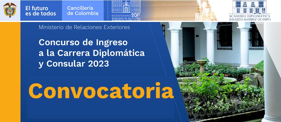 Convocatoria al Concurso de Ingreso a la Carrera Diplomática y Consular 