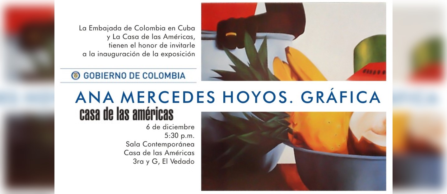 Embajada de Colombia en Cuba presenta obra de Ana Mercedes Hoyos en la Casa de las Américas