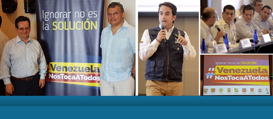 Director de Fronteras de la Cancillería, Director de Migración Colombia y Embajador de Colombia en Venezuela participaron en Cumbre de Gobernadores de la región Caribe y Santander
