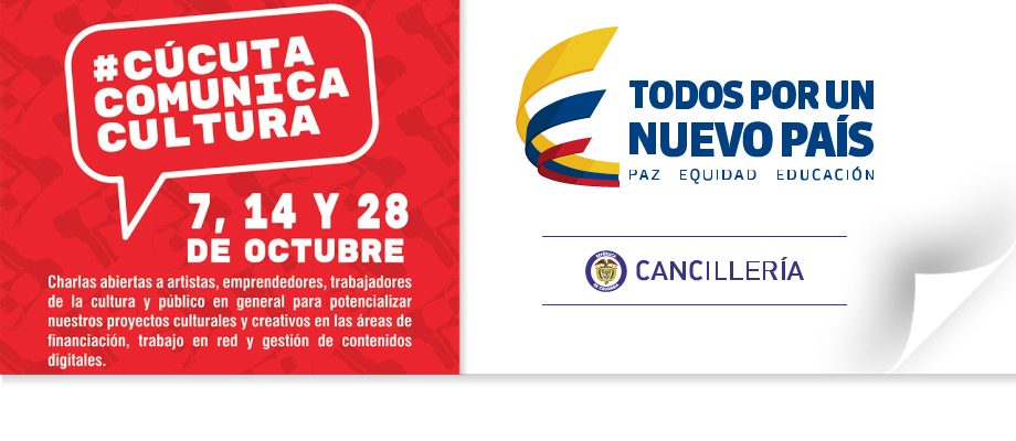 El Ministerio de Relaciones Exteriores apoya la realización de las charlas #CúcutaComunicaCultura