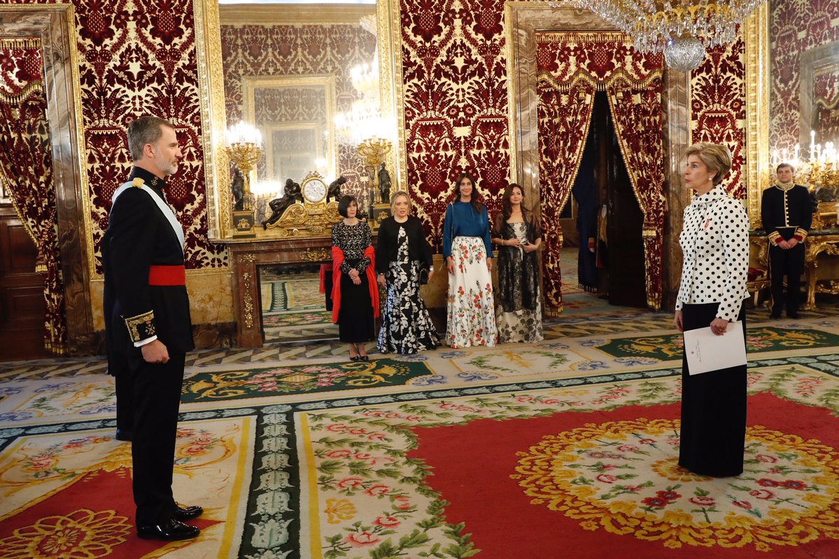 Embajadora de Colombia Carolina Barco presentó cartas credenciales ante el Rey Felipe VI 