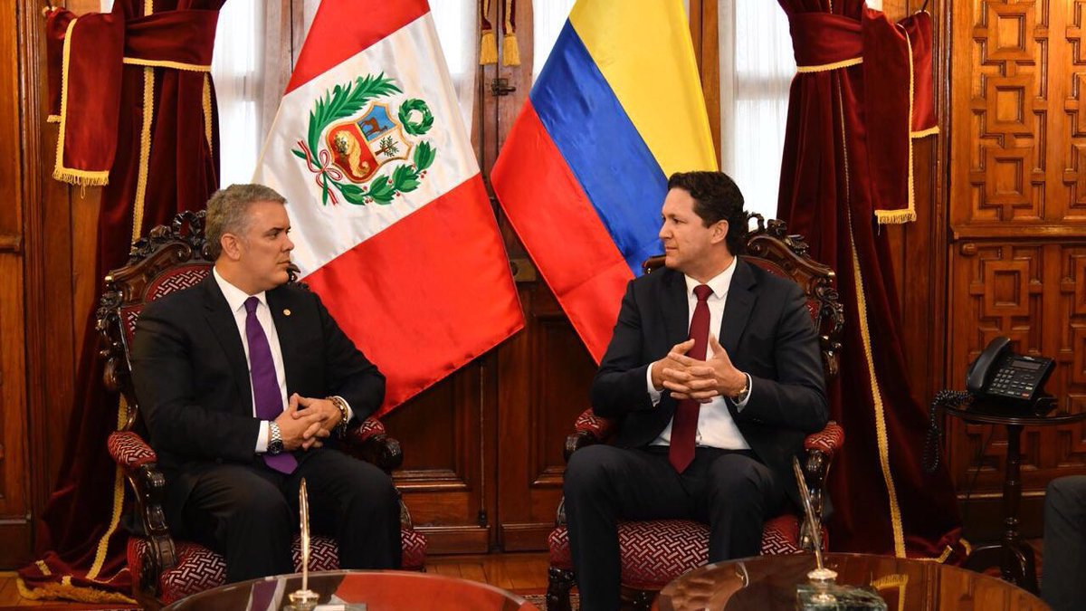 Culminó con éxito la visita oficial a Lima del Presidente Iván Duque y el Canciller Holmes Trujillo