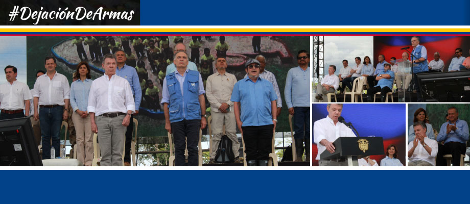 Resumen del acto final de dejación de armas de las FARC en Mesetas 