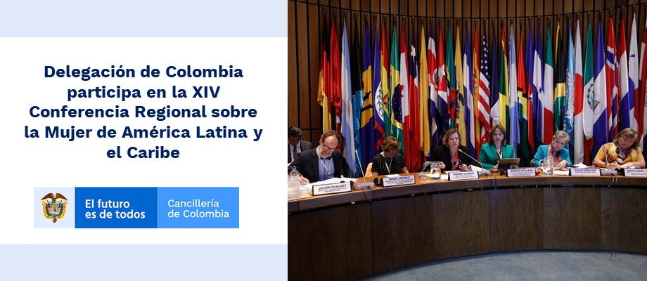 Delegación de Colombia participa en la XIV Conferencia Regional sobre la Mujer de América Latina 