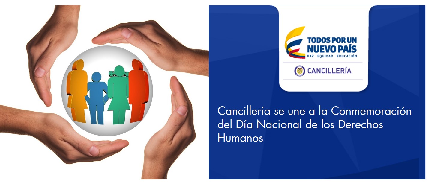 Cancillería se une a la Conmemoración del Día Nacional de los Derechos Humanos