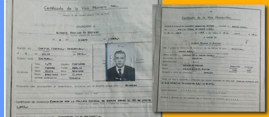 En los archivos de Cancillería: la visa del jugador argentino Alfredo Di Stefano y el inicio de la época “dorada” del fútbol 