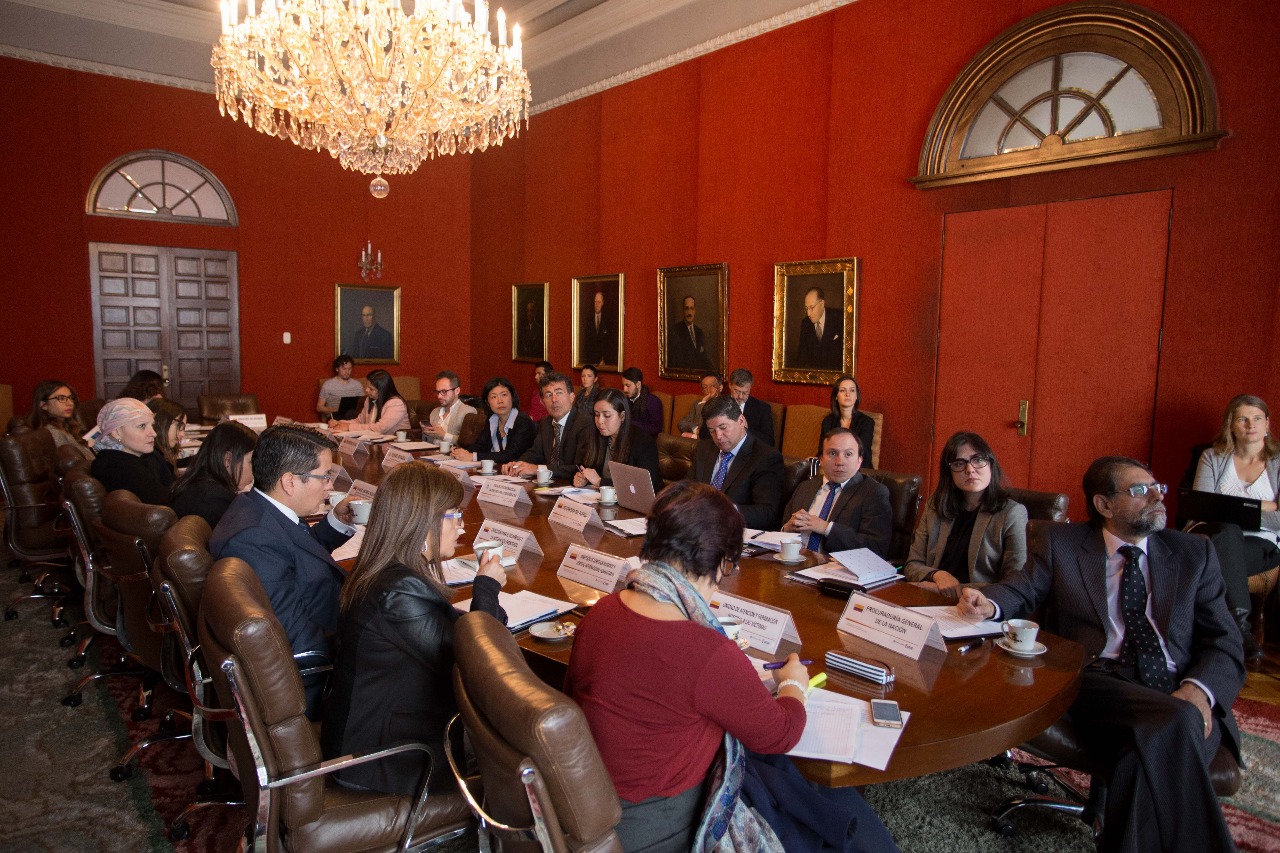 Dirección de Cooperación Internacional convocó al Acnur a presentar avances de su cooperación 