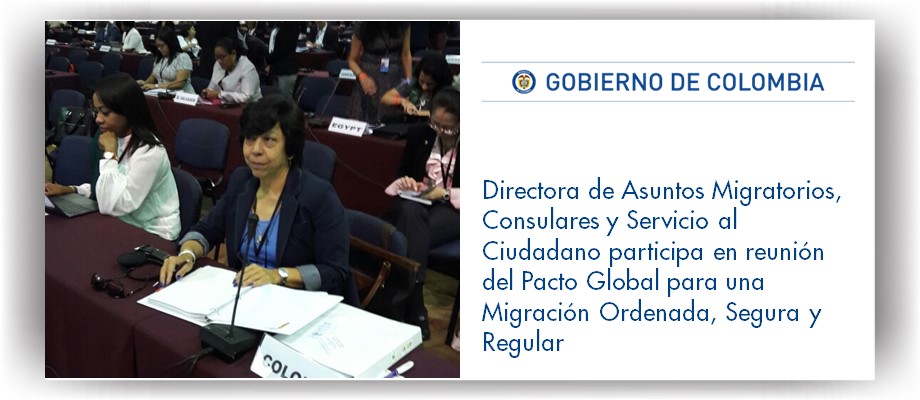 La Directora de Asuntos Migratorios, Consulares y Servicio al Ciudadano participa en reunión del Pacto Global para una Migración Ordenada, Segura y Regular