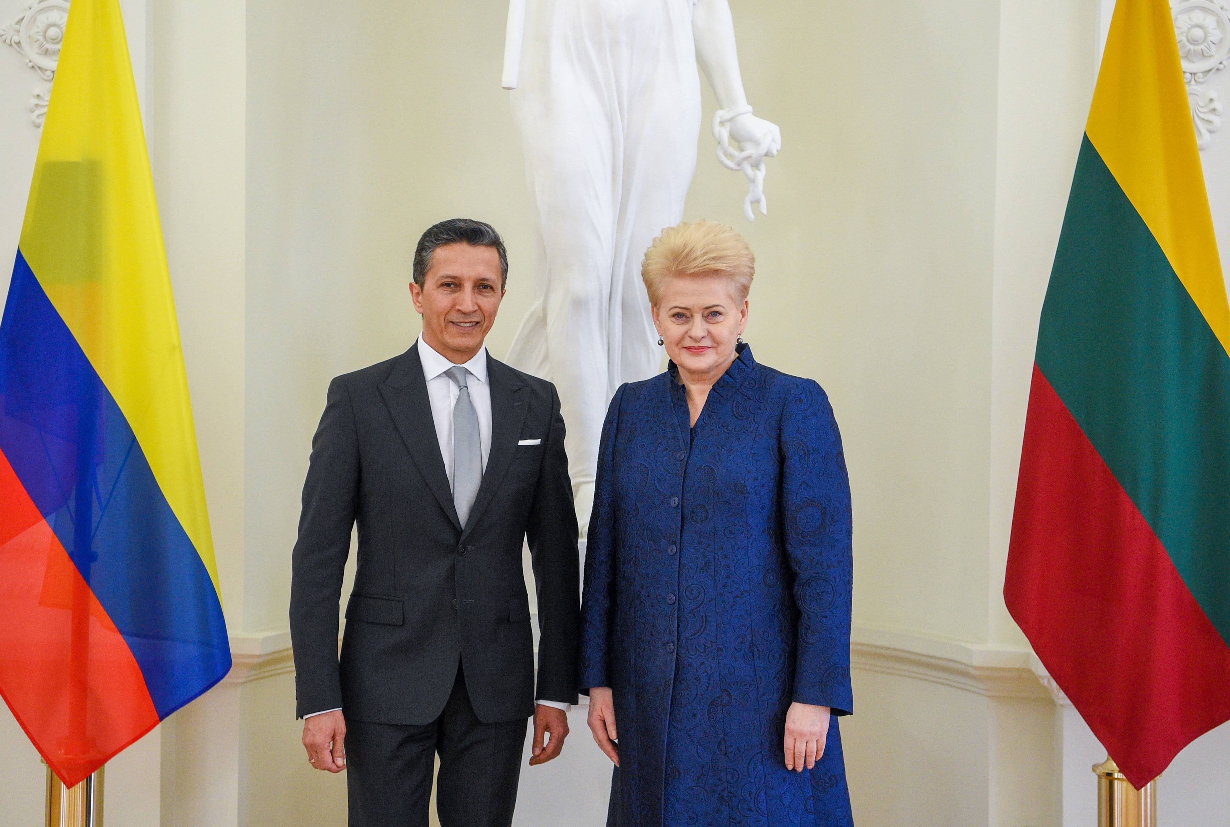 Embajador de Colombia en Polonia presentó cartas credenciales ante la presidenta de Lituania Dalia Grybauskaitė