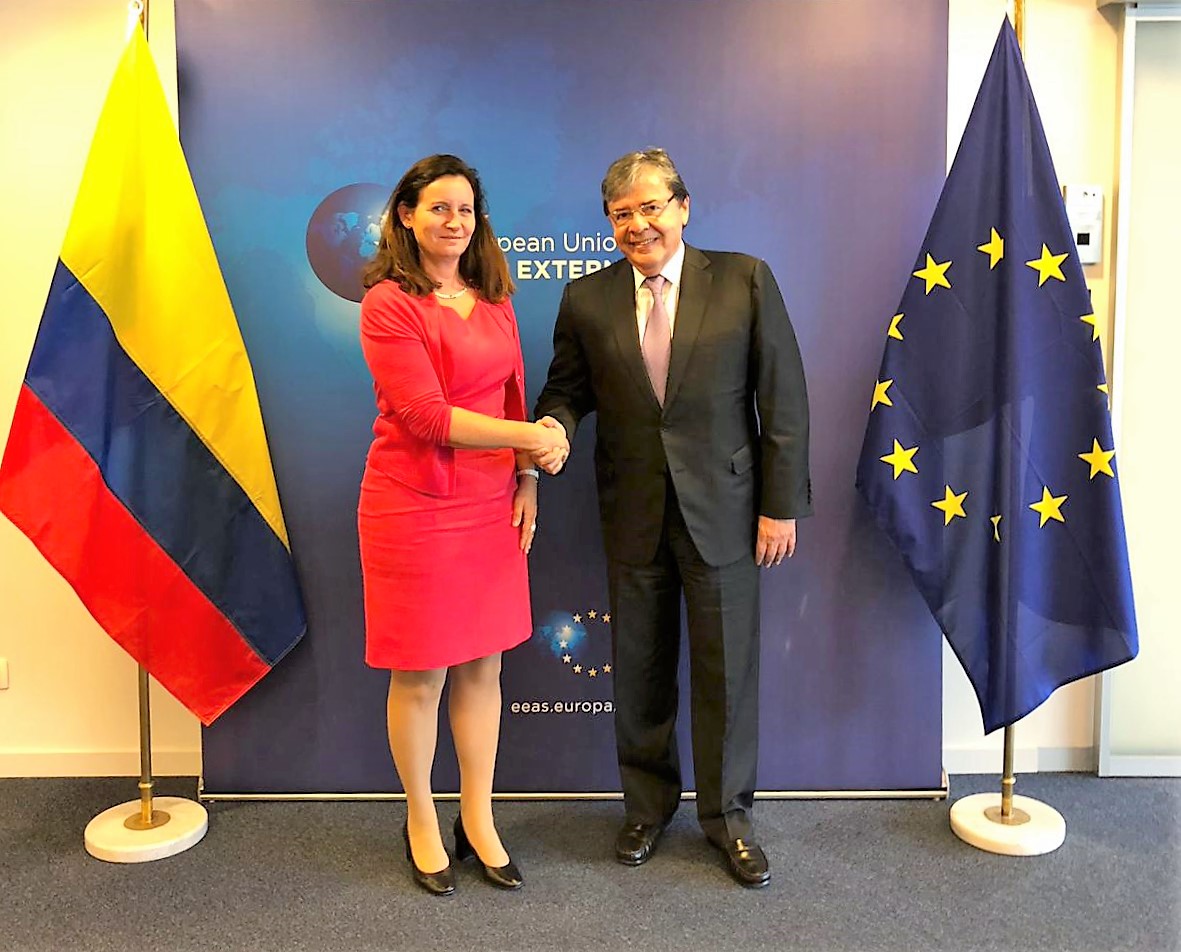 Canciller Trujillo se reunió con la Directora Ejecutiva para las Américas del Servicio Europeo de Acción Exterior (SEAE), Edita Hrda