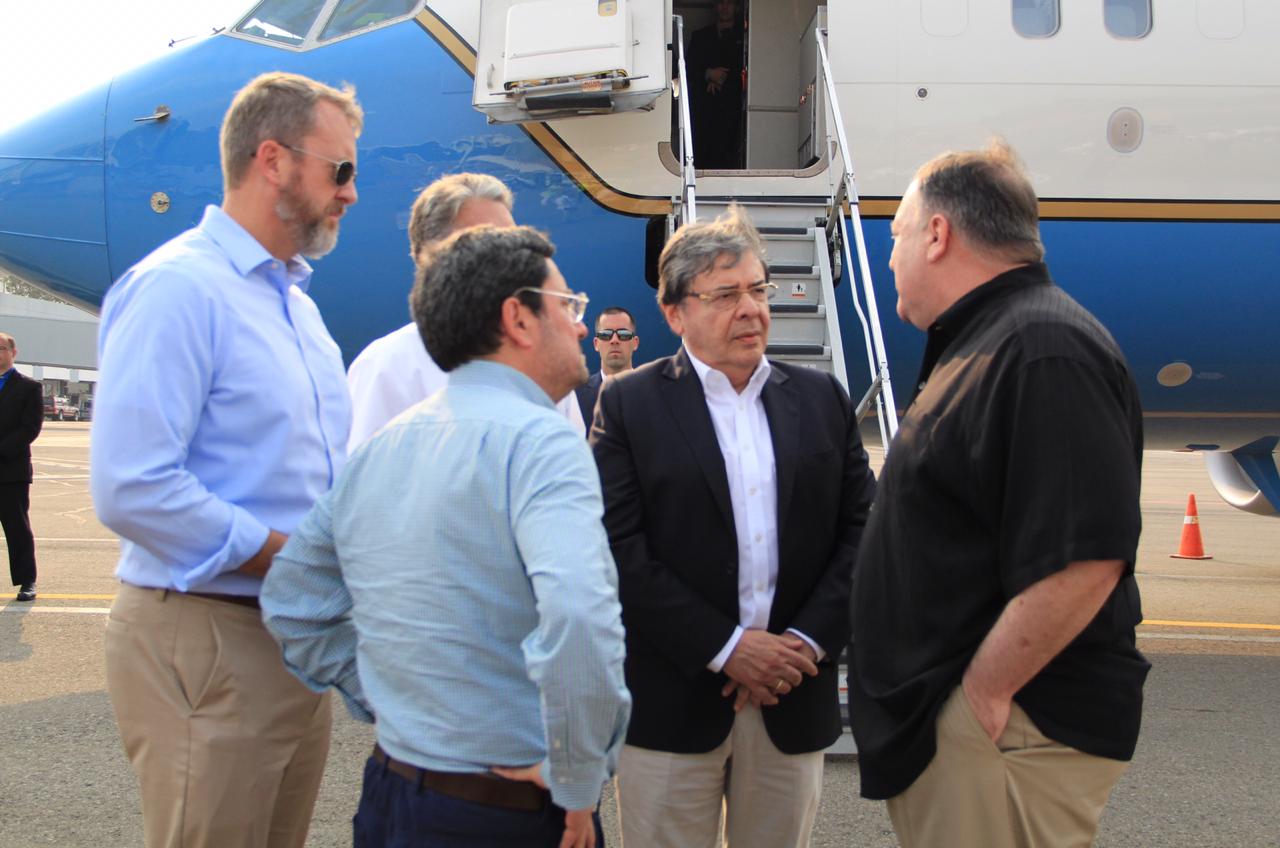 El Canciller Carlos Holmes Trujillo recibió al Secretario de Estado de los Estados Unidos, Mike Pompeo