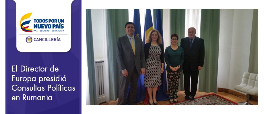 El Director de Europa presidió Consultas Políticas en Rumania