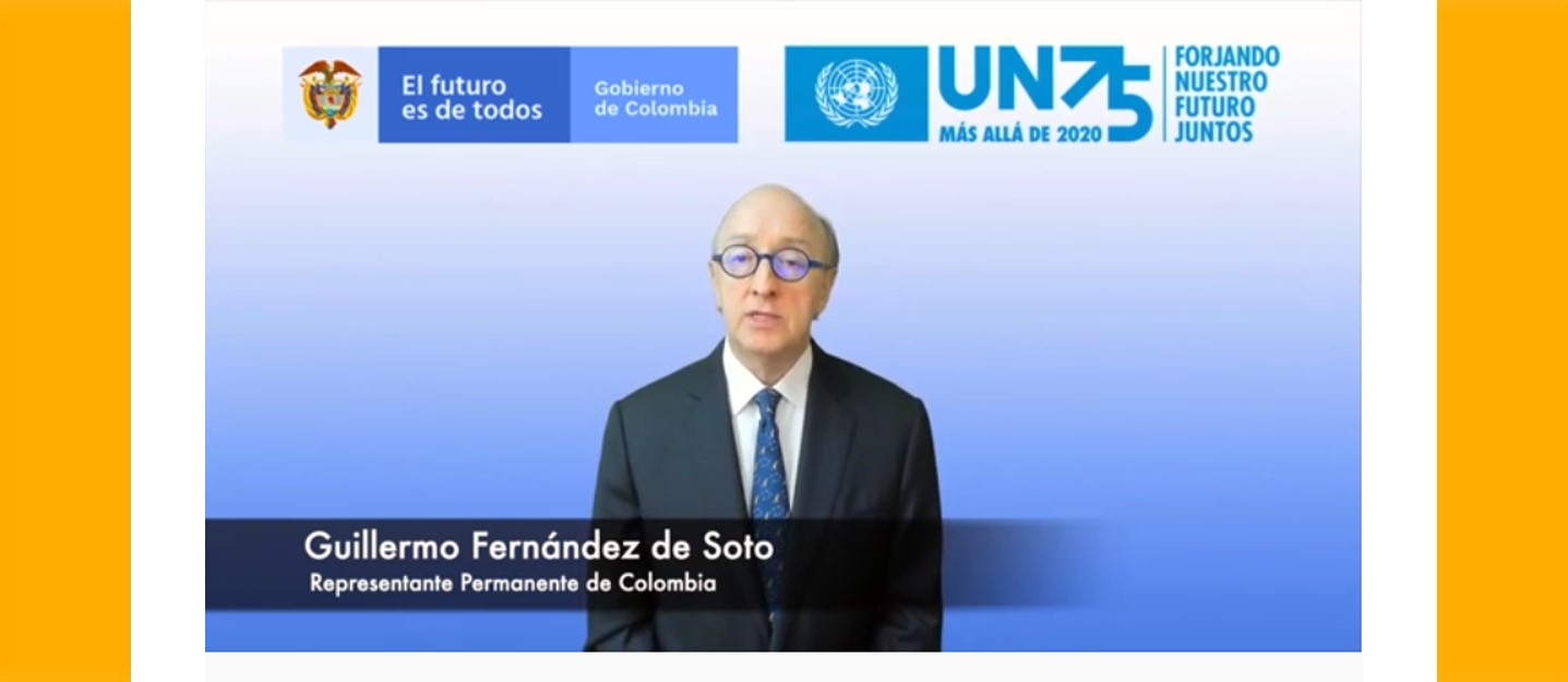 Colombia participa en el 75 aniversario de la firma de la Carta Constitutiva de las Naciones Unidas