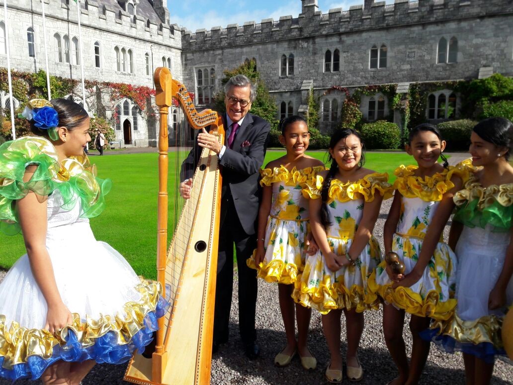 Durante 12 días Irlanda acogió a niñas de Vichada y Guaviare para vivir una experiencia musical