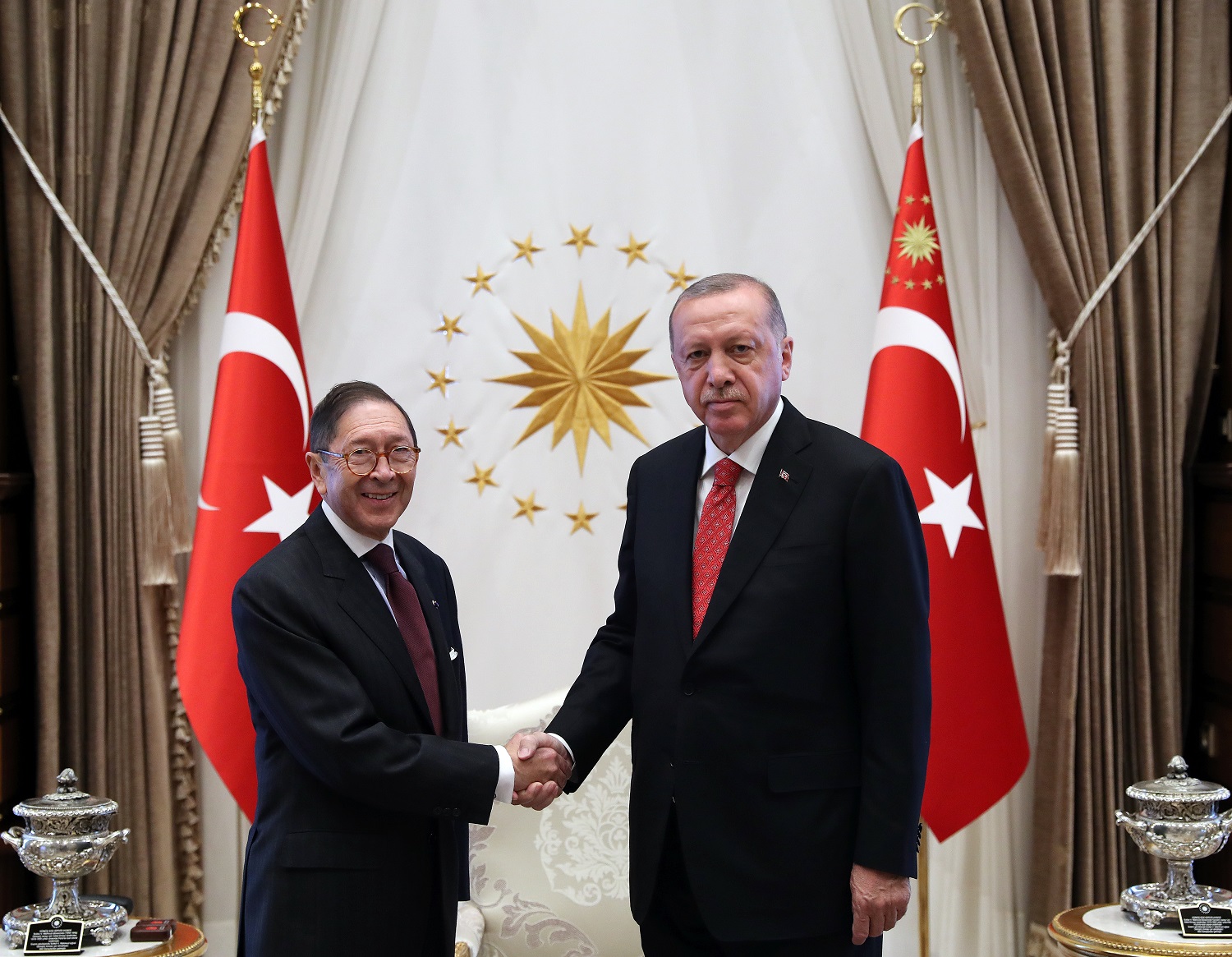 Embajador Julio Aníbal Riaño presentó cartas credenciales ante el Presidente de Turquía, Recep Tayyip Erdoğan