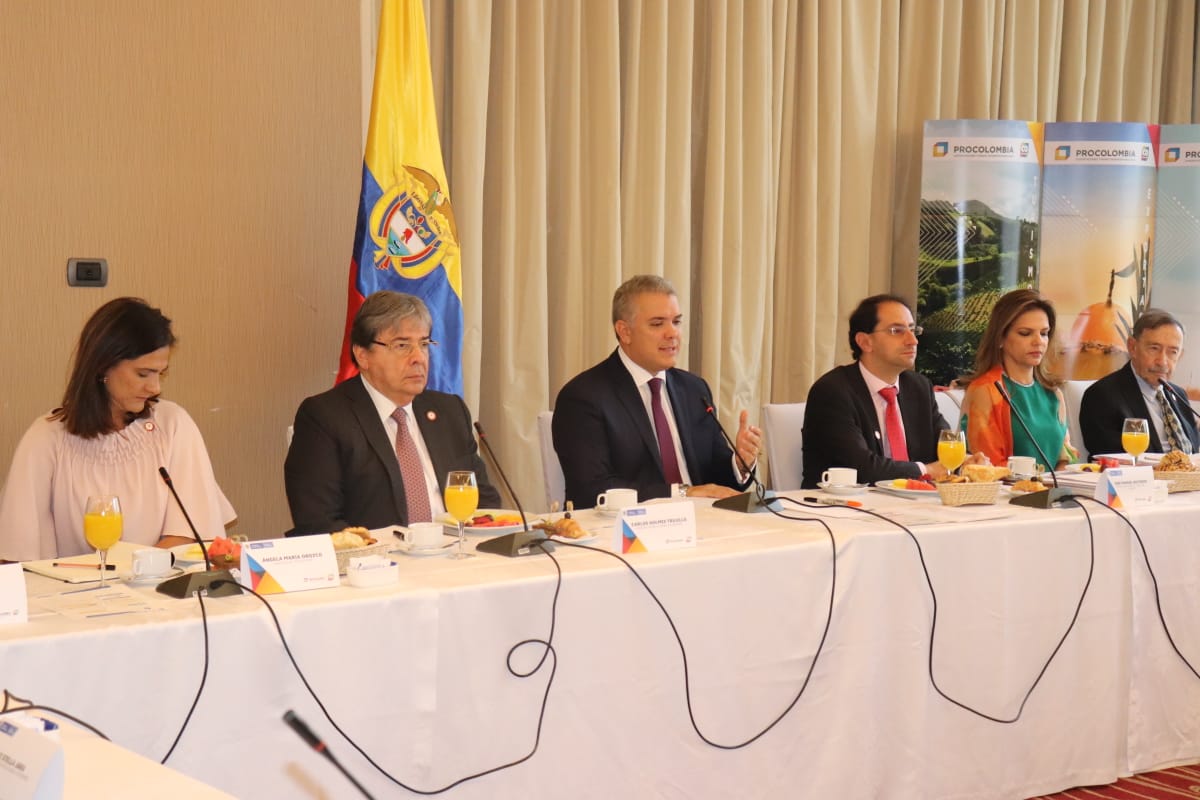 Presidente Iván Duque presentó a empresarios chilenos oportunidades de inversión en Colombia en infraestructura, energía, turismo, telecomunicaciones, comercio y desarrollo forestal