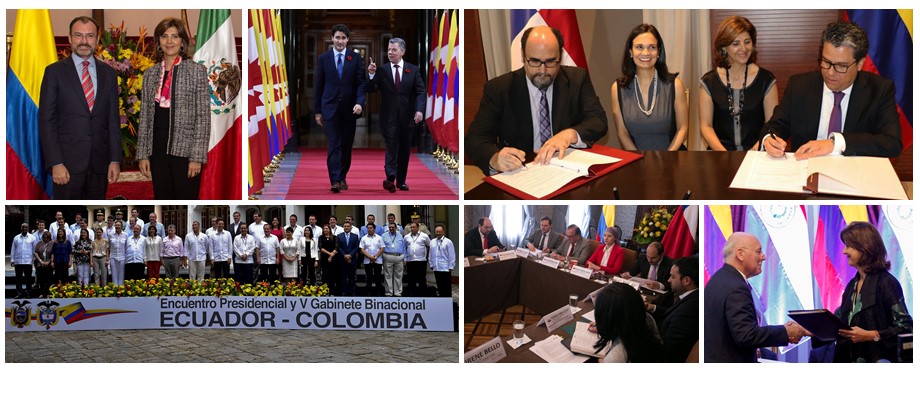 El 2017, Colombia consolidó agenda bilateral con países de América