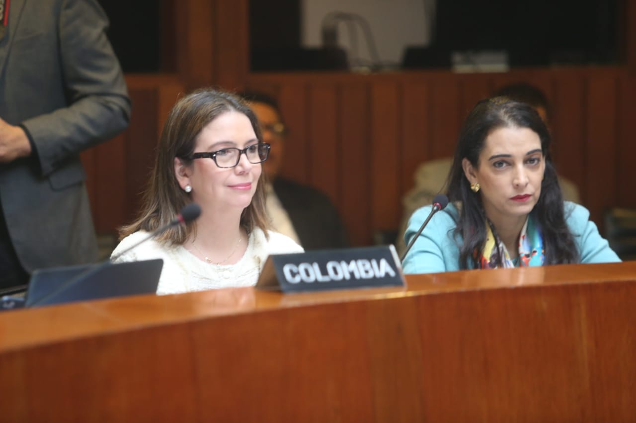 En Lima, Viceministra de Asuntos Multilaterales colombiana participó del XLV Consejo Andino de Ministros 