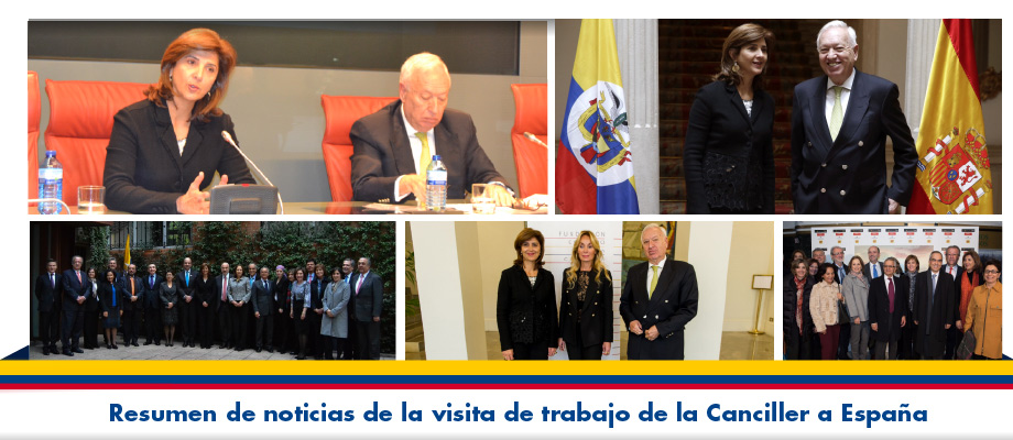 Resumen de noticias de la visita de trabajo de la Canciller a España