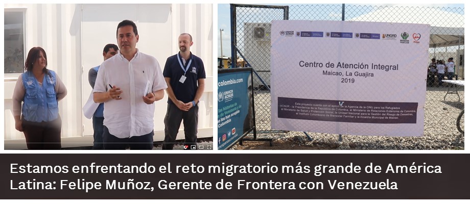 Estamos enfrentando el reto migratorio más grande de América Latina: Felipe Muñoz, Gerente de Frontera 