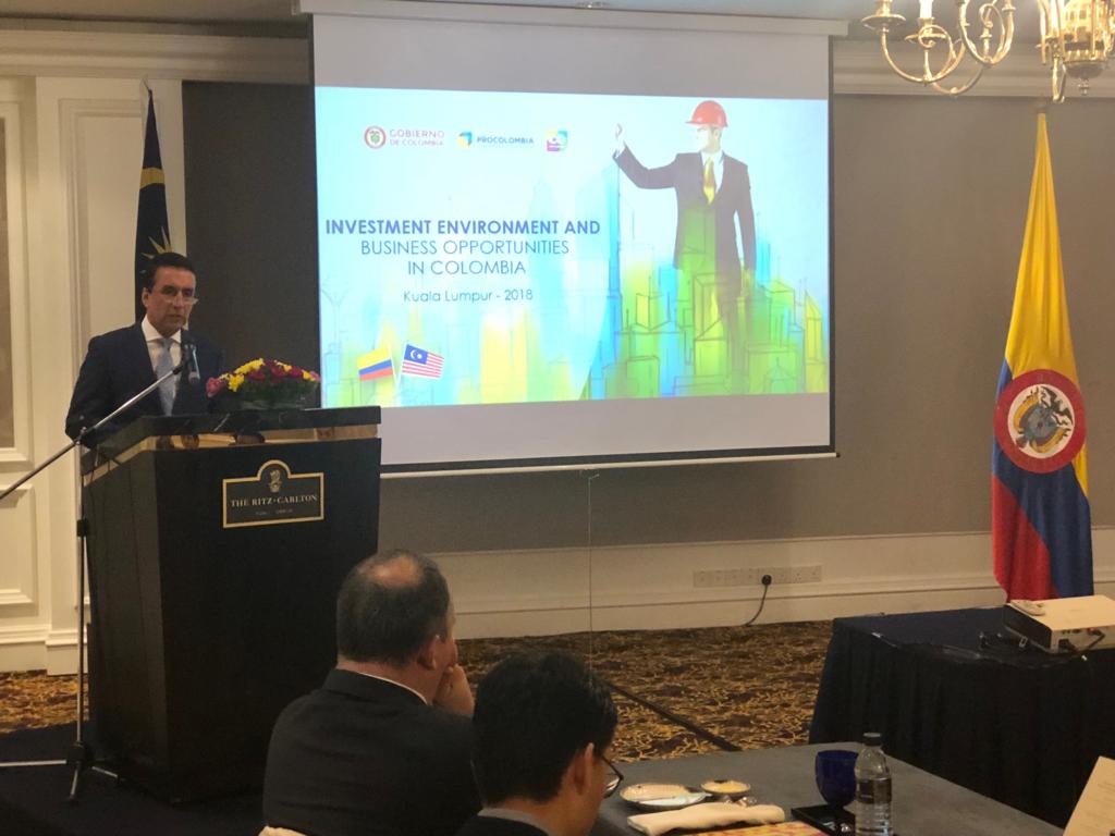 Embajada de Colombia y ProColombia promueven oportunidades de inversión en Malasia