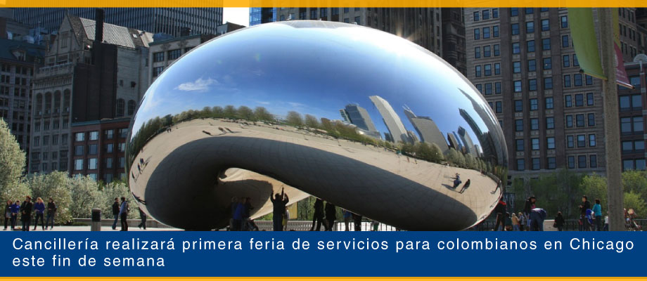 Cancillería realizará primera feria de servicios para colombianos en Chicago 