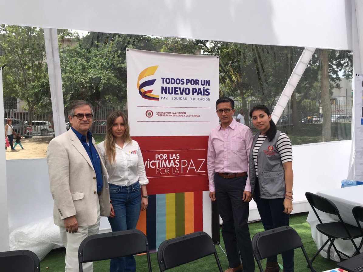 La Cancillería adelanta una jornada especial de atención a víctimas del conflicto armado en Santiago de Chile