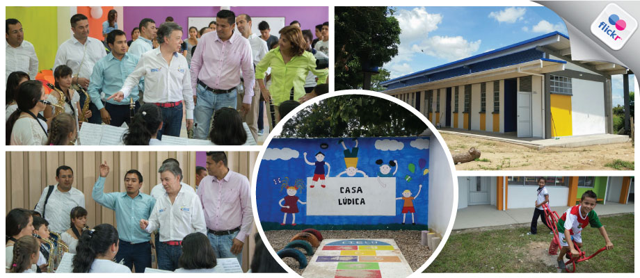Conozca la infraestructura de las obras entregadas por el Presidente Santos y la Canciller Holguín, hoy en Cubará