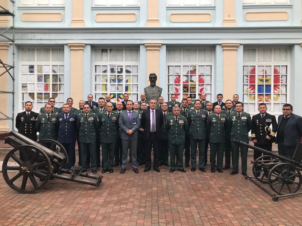 Director de la Academia Diplomática inauguró el módulo de la Cancillería del Curso de Agregados Militares