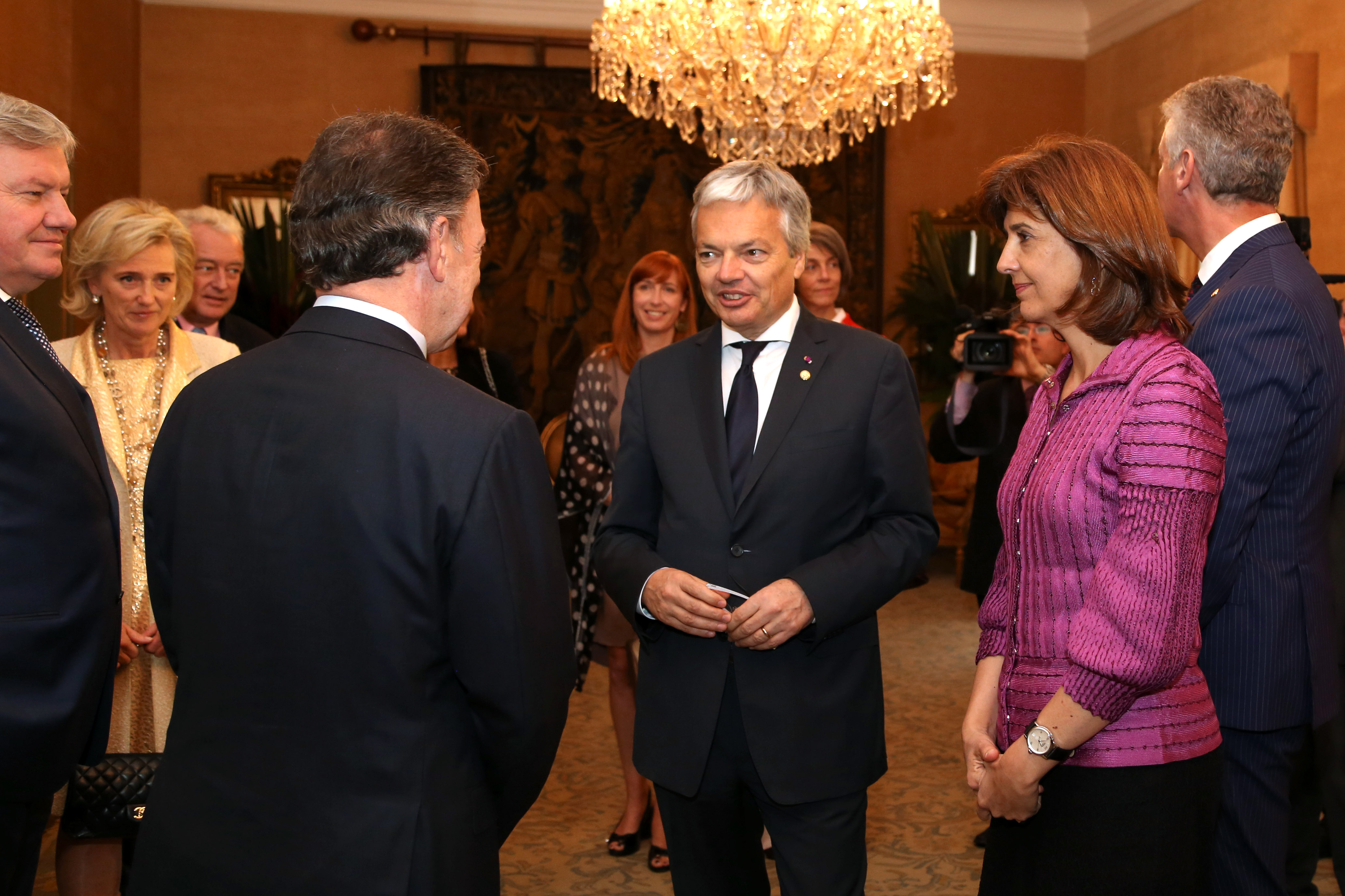 Presidente Santos y Canciller Holguín ofrecieron un almuerzo en honor de la Princesa Astrid de Bélgica