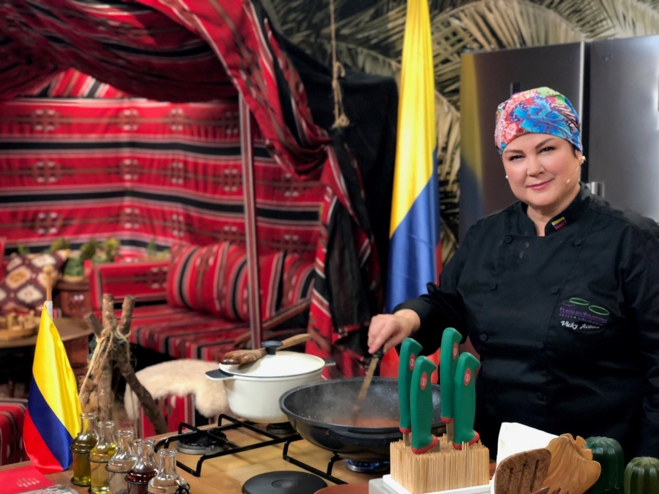 Finalizó con éxito la gira “Somos lo que comemos” de la chef Vicky Acosta en Líbano, Argelia y Marruecos, como parte del Plan de Promoción de Colombia en el Exterior