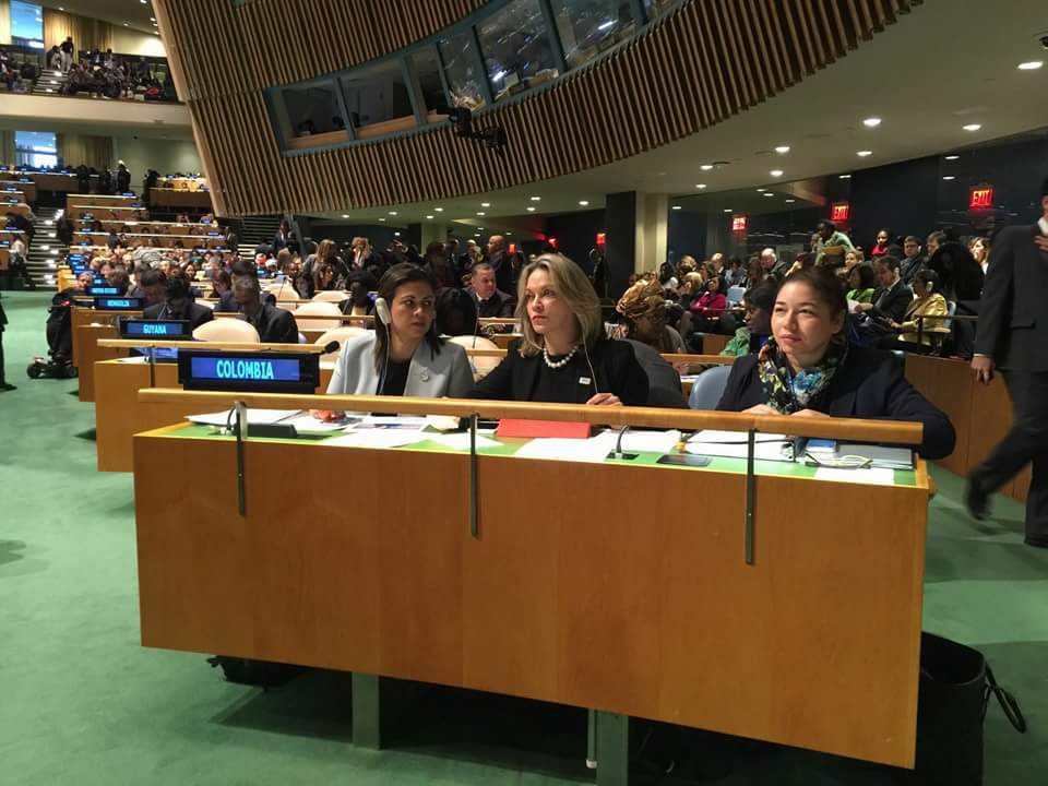 Culminó con éxito la participación de Colombia en la sesión 60 de la Comisión de la Condición Jurídica y Social de la Mujer