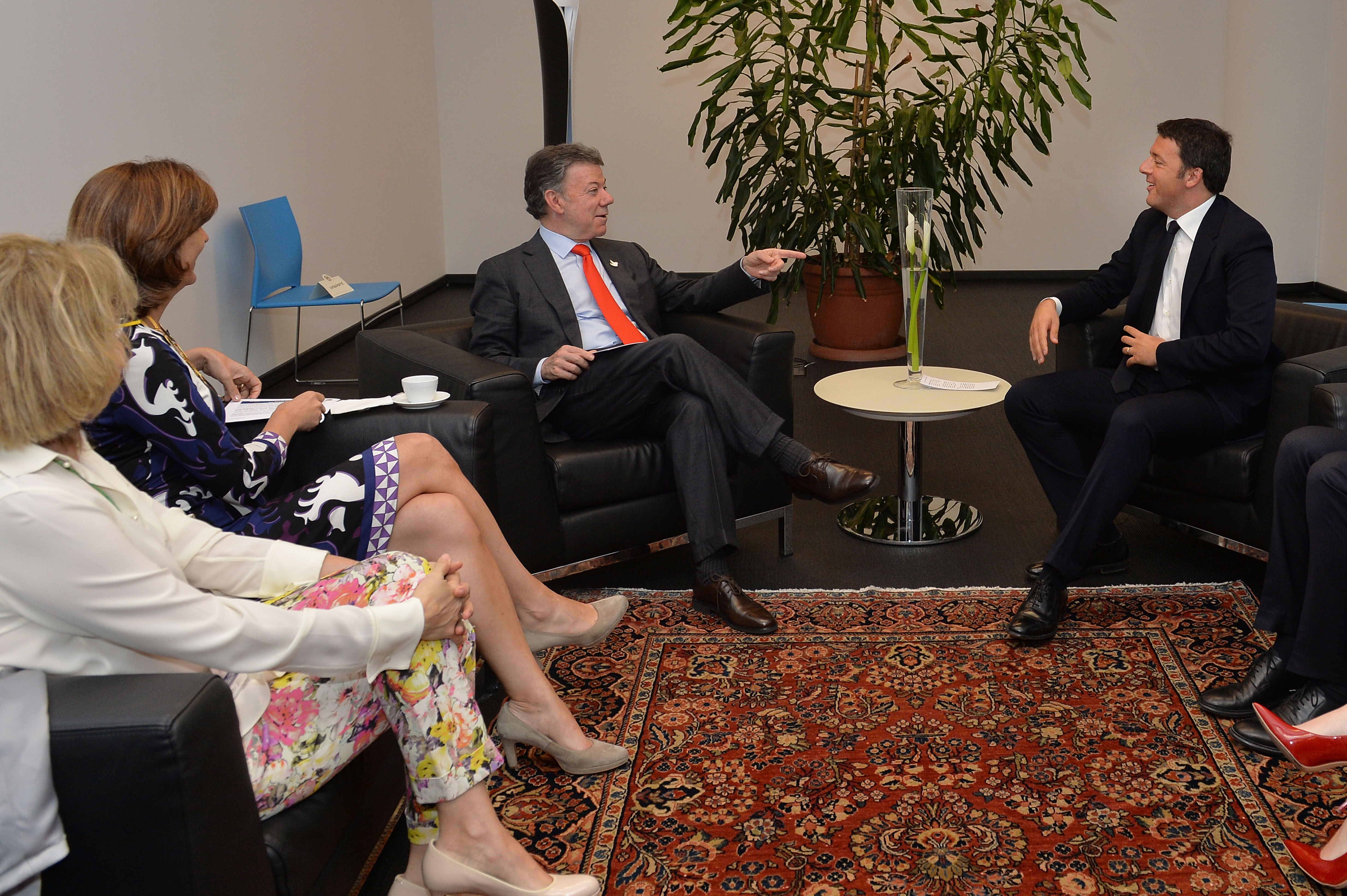 reunión bilateral Colombia - Italia 