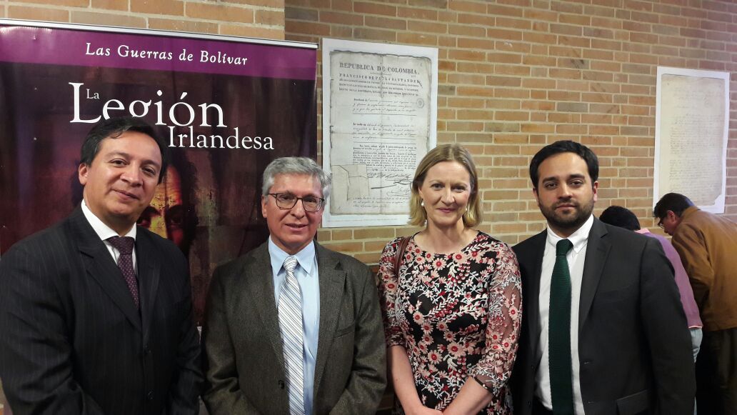 Representantes de la Cancillería asistieron a la inauguración de la exposición 'Los irlandeses en América Latina'