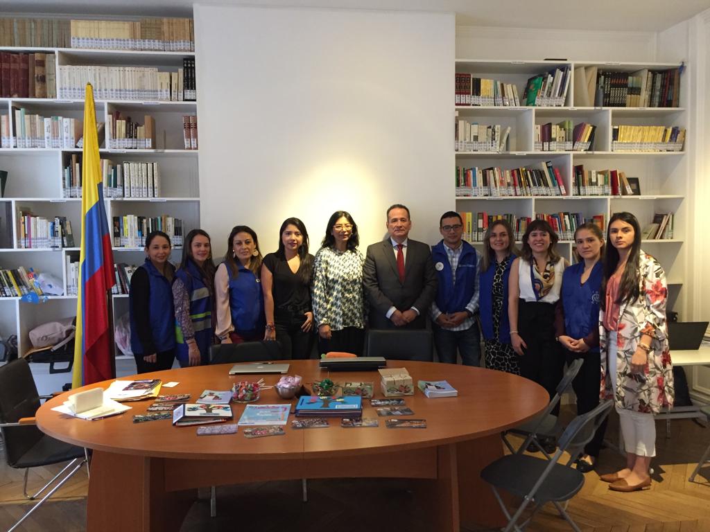 La Unidad de Víctimas, con el apoyo del Consulado de Colombia en París y la Dirección de Asuntos Migratorios, Consulares y Servicio al Ciudadano, realizó Jornada  de Atención a Víctimas 
