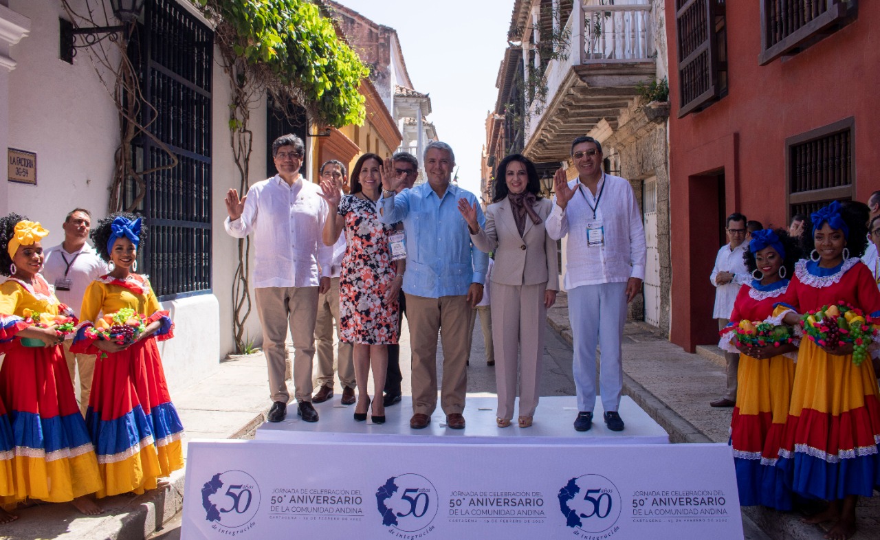 Declaración ministerial de Cartagena de Indias con motivo de la celebración de los 50 años de la Integración Andina