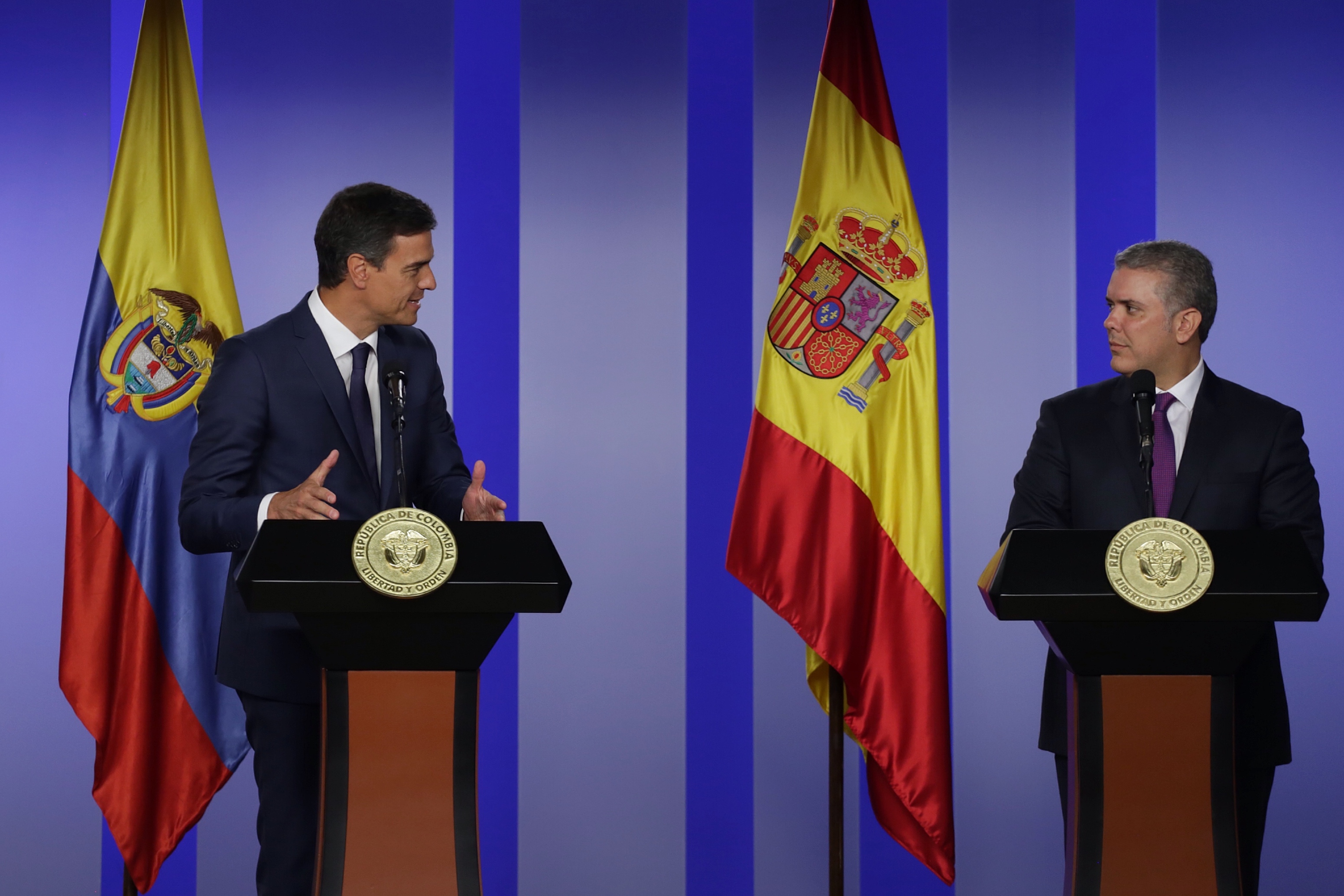 Unión Europea destinará 35 millones de euros para atender crisis migratoria venezolana, anunció el Presidente del Gobierno de España durante visita a Colombia