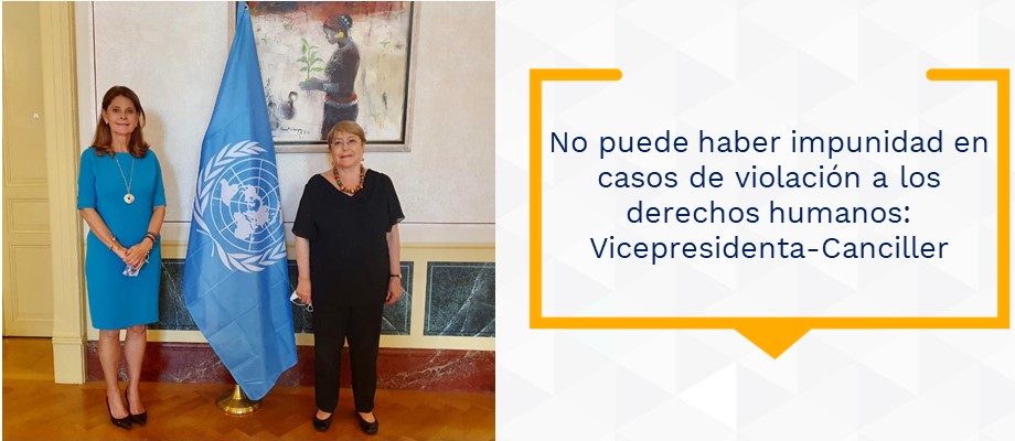 No puede haber impunidad en casos de violación a los derechos humanos: Vicepresidenta-Canciller