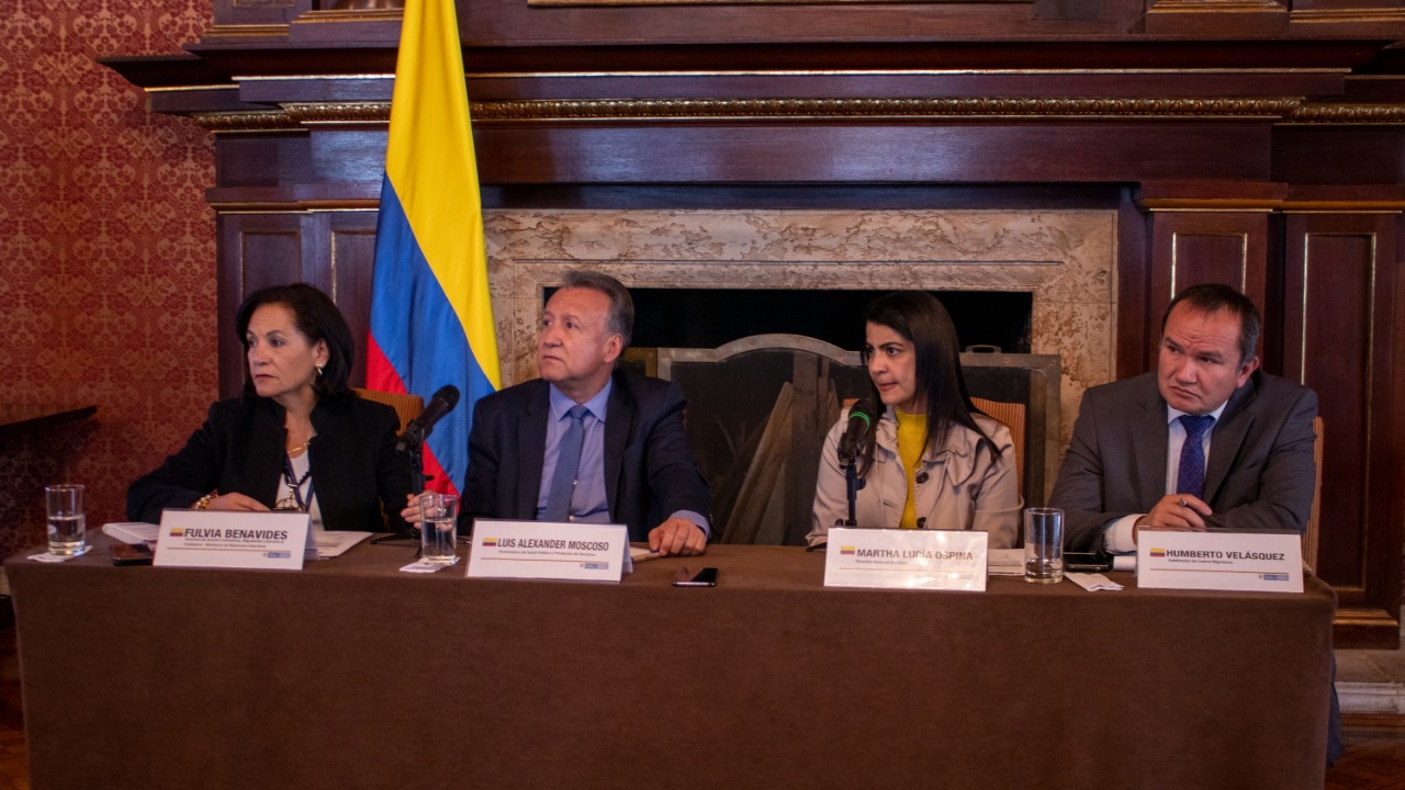 Cancillería, Ministerio de Salud y Migración Colombia presentaron las diferentes acciones contra el Coronavirus COVID-19 en Colombia