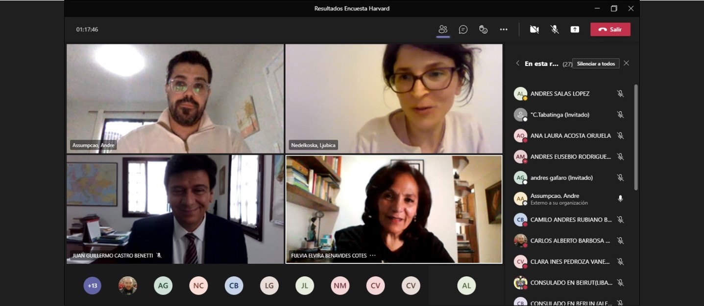 El Equipo de The Growth Lab presentó a los Consulados el resultado de la Encuesta de Caracterización El Equipo de The Growth Lab presentó a los Consulados el resultado de la Encuesta de Caracterización