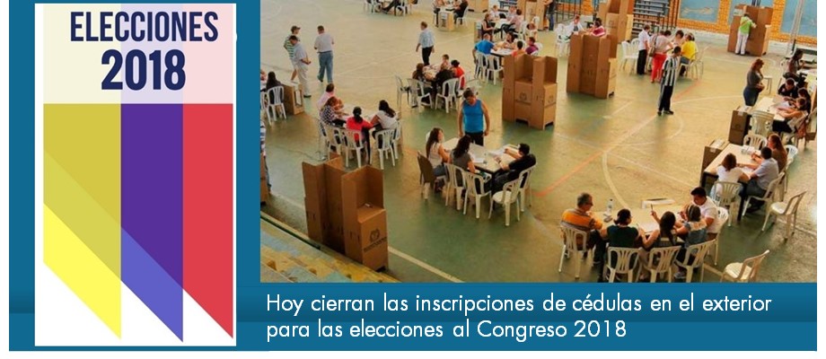 Hoy cierran las inscripciones de cédulas en el exterior para las elecciones al Congreso 