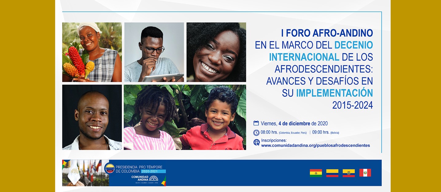 I Foro Afro-Andino en el Marco del Decenio Internacional de los Afrodescendientes: Avances y desafíos de su implementación 2015-2024