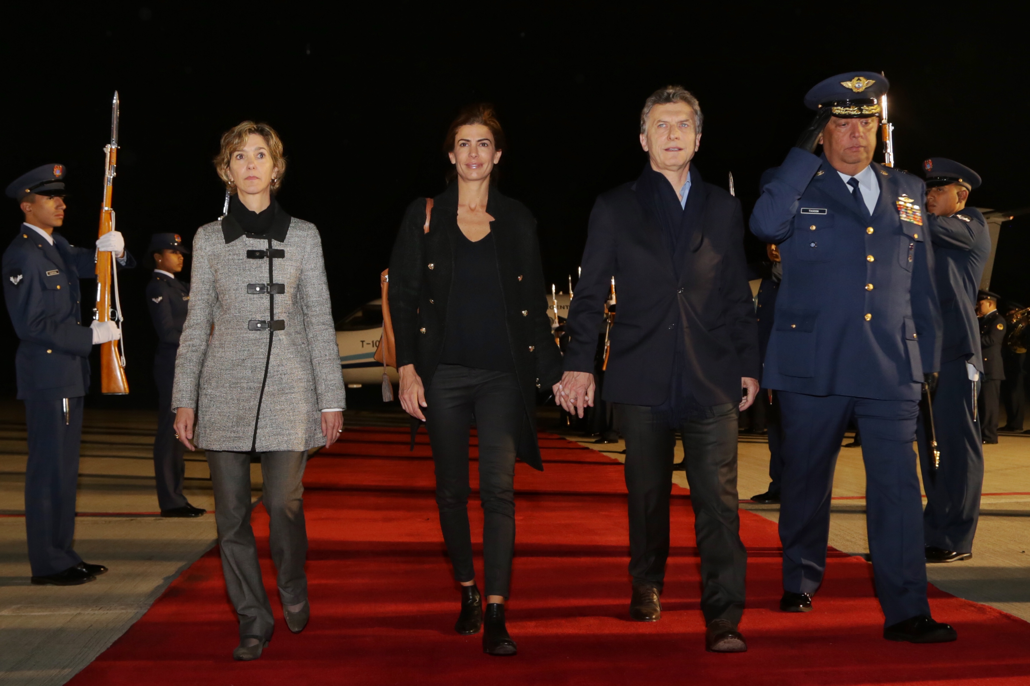 Vicecanciller Patti Londoño le dio la bienvenida a Colombia al Presidente de Argentina Mauricio Macri, quien llegó al país en su primera visita de Estado