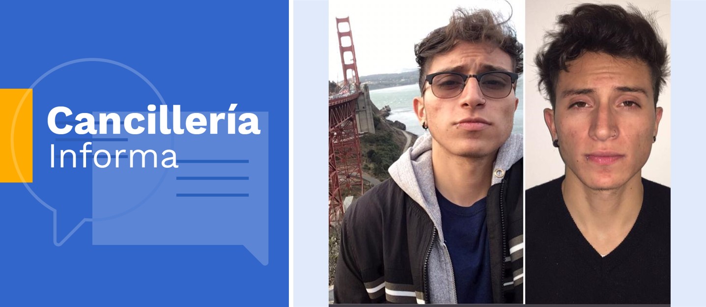 Cancillería presta asistencia por desaparición de joven colombiano en California Cancillería presta asistencia por desaparición de joven colombiano en California