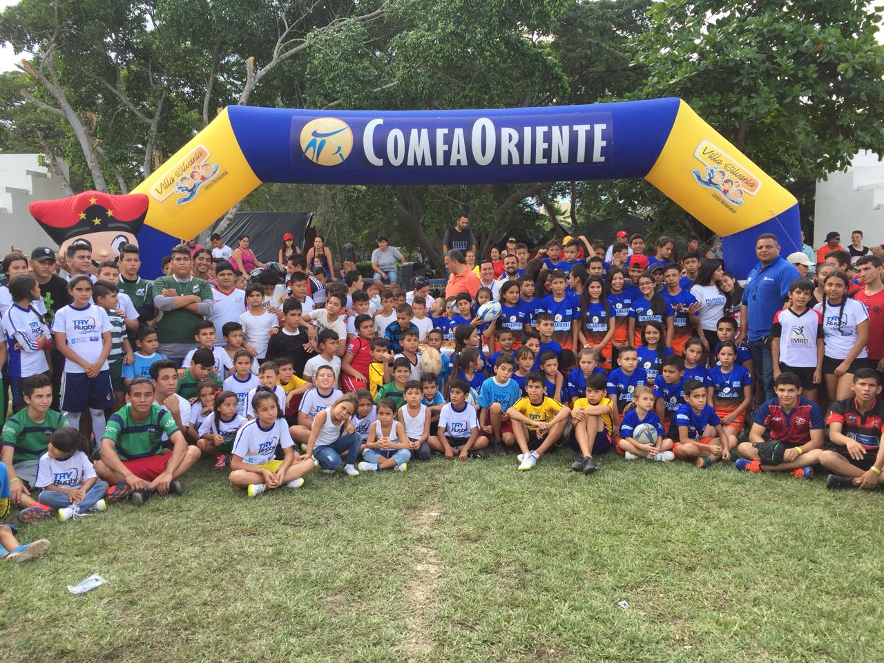 Cancillería, el Instituto Municipal para la Recreación y el Deporte de Cúcuta y Comfaoriente realizaron el Festival del Programa ‘Más niños y niñas jugando rugby’