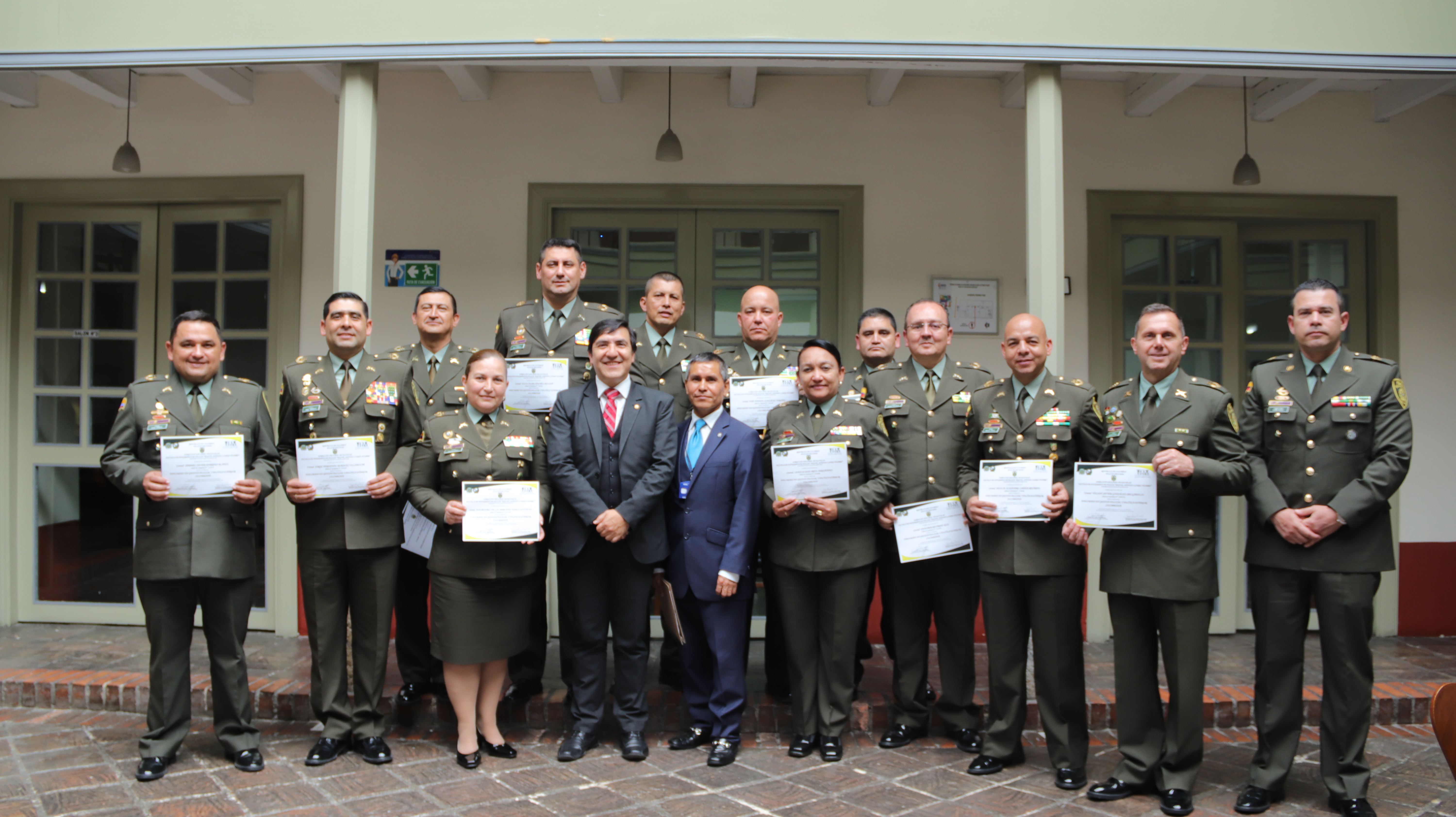 Academia Diplomática realizó la Clausura del Curso de Agregados de Policía que se realizó en el Ministerio de Relaciones Exteriores